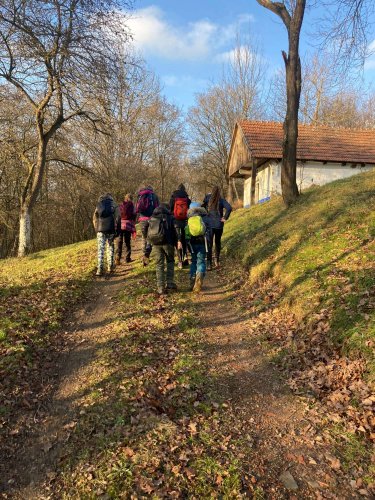 Vycházka turistického oddílu na Pepčín - 2.1.2023