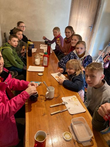 Vycházka turistického oddílu na Pepčín - 2.1.2023