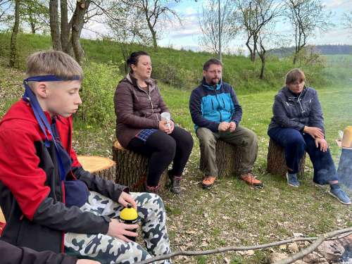 Hvězdný víkend sokolského turisťáku z Podolí na Maršově - 29.4.2023