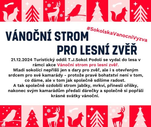 Vánoční krmení zvířátek - turisťák - 21.12.2024