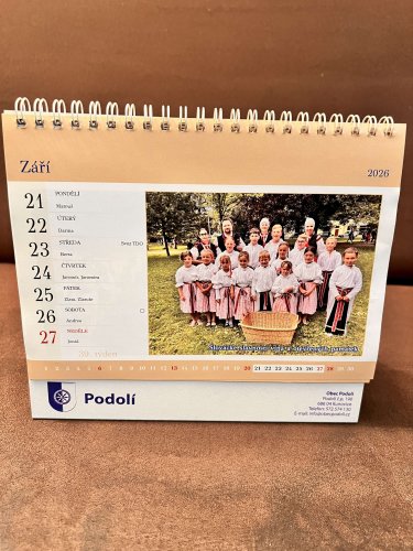 Kalendář obce na rok 2026 - 30.11.2025