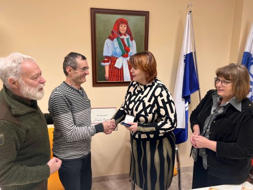 Zdeněk Kasper převzal cenu Zlínského kraje a bronzovou medaili ČOS za dlouholeto - 10.12.2025